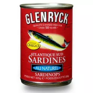 Sardines au naturel 425g - GLENRYCK