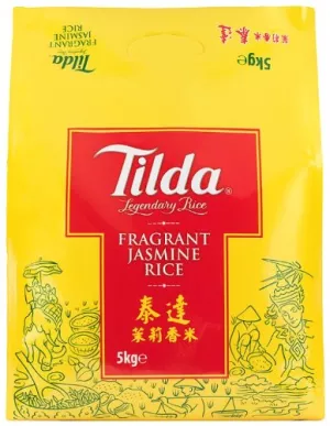 Riz parfumé Thaï jasmine 5kg - TILDA