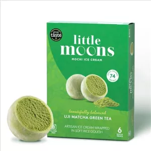 Sorvete de Chá Verde Mochi 6p*32g - Little Moons