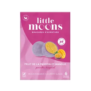Glace mochis fruit de la passion mangue x6 -LITTLE MOONS