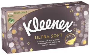 Boite de Mouchoirs Doux Résistant Ultra Soft x64 - KLEENEX