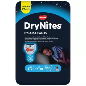 Quần lót của cậu bé 4-7 tuổi: 17-30 kg drynites