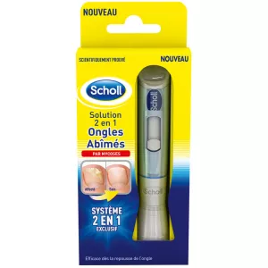 Soin ongles abîmés solution 2 en 1 3,8ml - SCHOLL
