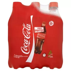 Soda au cola goût original 6x50cl - COCA-COLA
