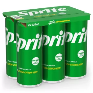 ソーダナチュラルレモンアロマ、6x33cl - SPRITE