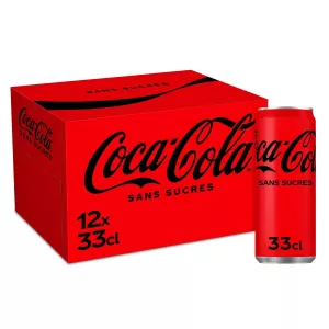 BTE 12x33CL COCA COLA ZERO - COCA-COLA
