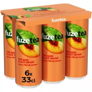 तीव्र मछली पकड़ने के स्वाद वाले चाय 6x33Cl पीते हैं - FUZE TEA