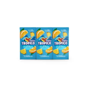 オレンジとパイナップルは元の6x20clを飲んでいます - Tropico