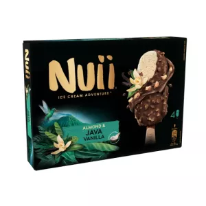 Bâtonnets amandes & vanille de Java x4 - NUII