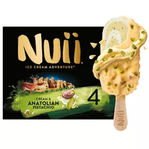 Glace Bâtonnet Pistache d'Anatolie et Crème x4 - NUII