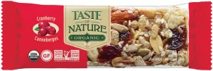 Barre Cramberry Bio 40g - TASTE OF NATURE
