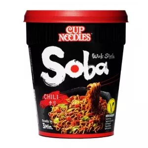 Soba de macarrão com pimenta Soba 92 G - NISSIN