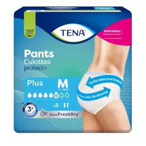 Culottes Incontinence Pants Protect+ Plus Medium x9 - TENA