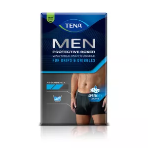 Boxer Black Xl Tena Men Protec