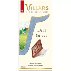 スイスミルクチョコレートバー 100g - VILLARS