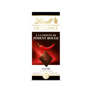 Excellence Noir à La Pointe De Piment Rouge Tablette 100 G - LINDT