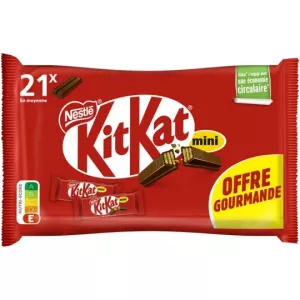 Мини-батончики молочного шоколада 350г - Kitkat