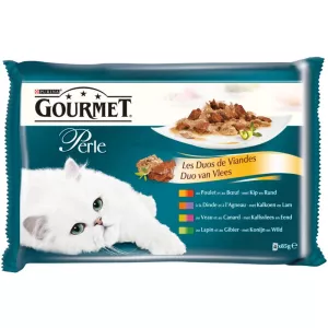 Duo nyama paka chakula 4x85g - PURINA GOURMET