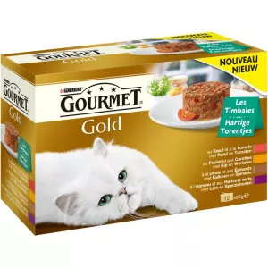 レ・ティンバレス キャットフード 12x85g - PURINA GOURMET