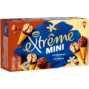 Mini glaces vanille choco x8 313g - NESTLE