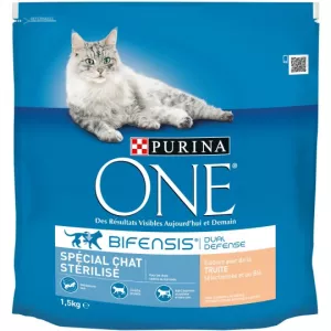 Forel en tarwe droog kattenvoer 1,5kg - PURINA