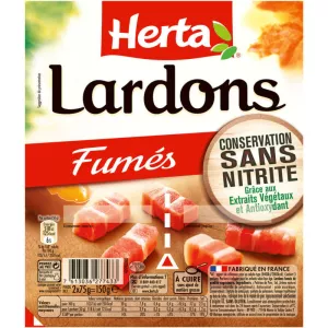 Lardons Fum Ss Nitrite 2x75g