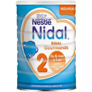Lait en poudre bébés gourmands 2ème âge 800g - NESTLE NIDAL