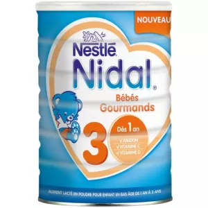 Lait en poudre bébés gourmands 3ème âge 800g - NIDAL