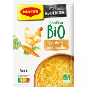 Brodo di Pollo e Vermicelli Bio, 65g - MAGGI