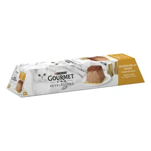 Pâtée Pour Chat Adulte En Mousse Au Poulet Nappée De Sauce 4x57g - PURINA GOURMET