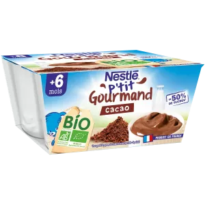 Ptit Gourmand Cacao Bio 4x90g