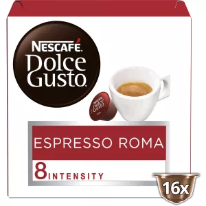 Coffee Capsules Compatible Dolce Gusto Espresso Roma Intensity 8 X16 - Nescafe Dolce Gusto