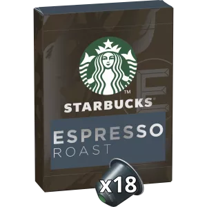 Capsules Café Espresso Roast Compatible Nespresso x18; 101g - STARBUCKS