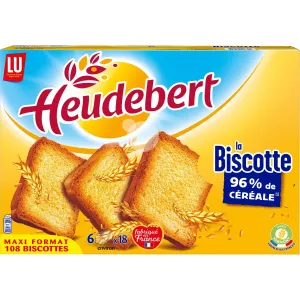 Ngũ cốc Rusks 96% La Biscotte 875g - HEUDEBERT