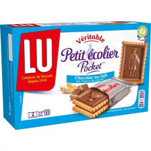 Biscuits petit écolier pocket 2x10 250g - LU