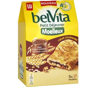 Czekoladowe ciasteczka śniadaniowe z orzechami laskowymi 250g - BELVITA