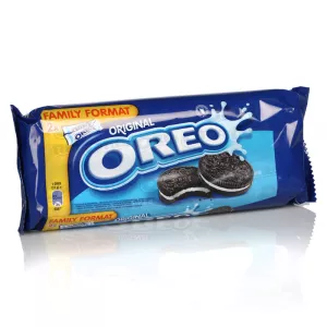 Ciastka kakaowe o smaku waniliowym 308g - OREO
