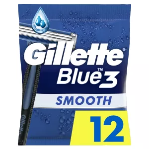 ブルー 3 スムース X12 使い捨てカミソリ - Gillette