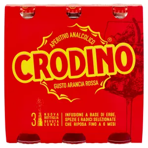 Alcoholvrije rode aperitiefdrank X3 17,5cl - Crodino