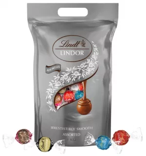 Lindor Doypack Assortimento Argento 1kg - LINDT