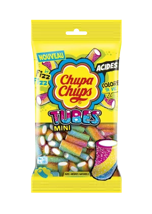 Flowpack Gelifie Mini Tube Sour 175g - CHUPA CHUPS