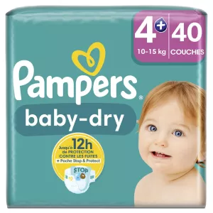 Pampers Baby Dry Geant T4 X40
