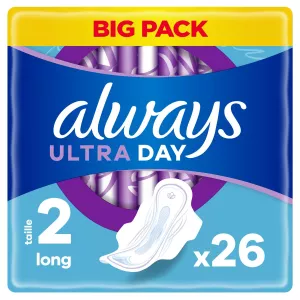 Serviettes Hygiéniques avec Ailettes Long Taille 2 Ultra - ALWAYS