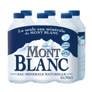 Natural mineral water 50cl - MONT BLANC