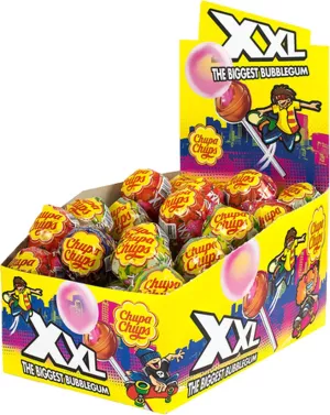 Display-Box mit 60 XXL-Lutschern - CHUPA CHUPS