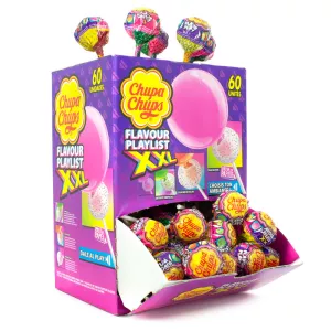 Boite Presentoir De 60 Sucettes Xxl Playlist - CHUPA CHUPS