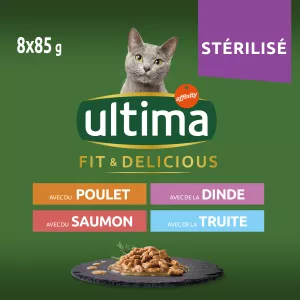 Chat Ste Plet Dind Saum 8x85g