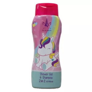 Gel douche shampooing 2 en 1 Eau My 500ml - Unicorn