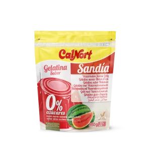 Gélatine Sans Sucres Saveur Pastéque 280 G - CALNORT