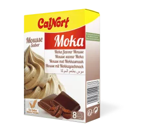 Preparation Mousse Mocha Flavor 2 X 65 G - CALNORT